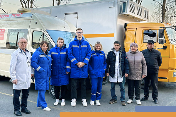Сотрудники передвижных мобильных комплексов завершили профилактическую работу по скринингу жителей Фотография к новости Сотрудники передвижных мобильных комплексов завершили профилактическую работу по скринингу жителей