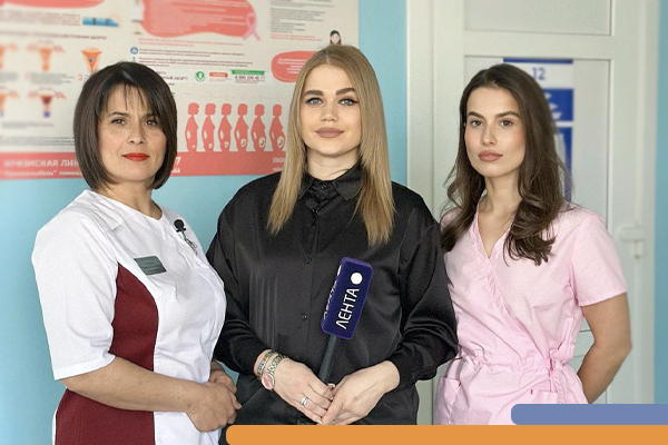Интервью для ТВ «Лента» в честь недели сохранения репродуктивного здоровья и здоровой беременности